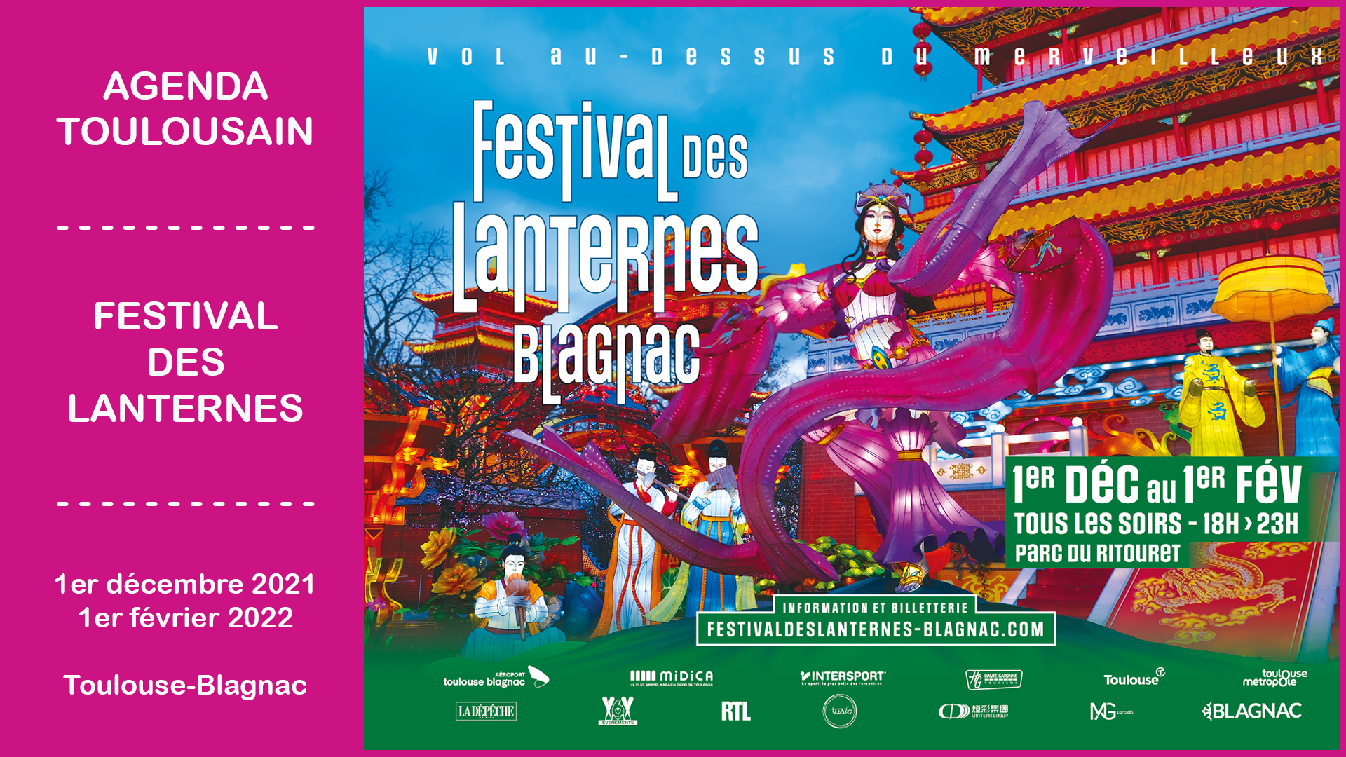 Blagnac s'illumine avec le Festival des Lanternes ! Le 247 Club